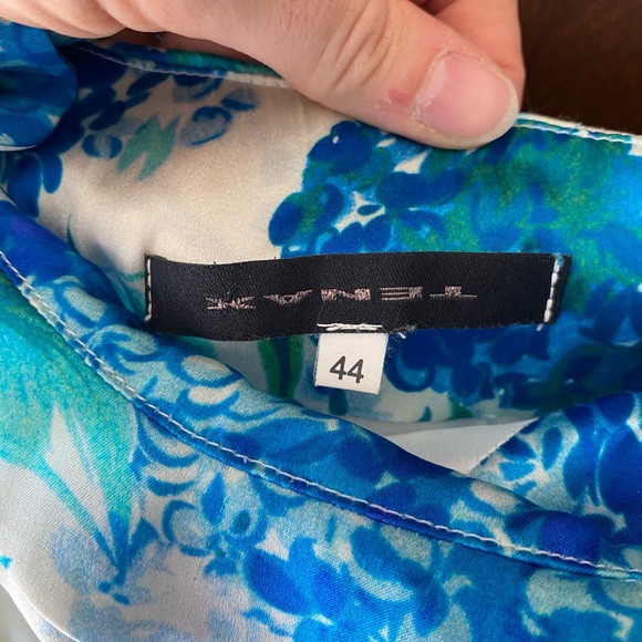 One shoulder silk dress - Picture 4 of 8